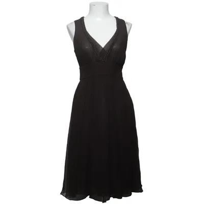Dress (Brown) from René Lezard Polyamide, Silk
