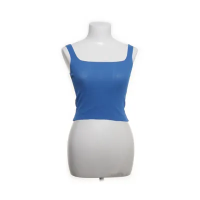 Crop top (Blauw) van Kikisix Polyester, Viscose