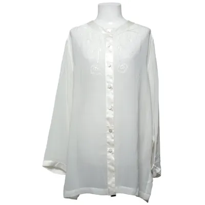 Blouse (White) from Femilet Silk