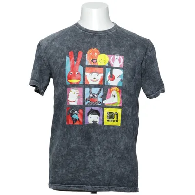 T-shirt (Grå, Flerfarvet) fra Blank