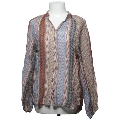 Blouse (Brown, Blue, Multicolored) from Kilky Cotton, Polyester
