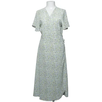 Omlottklänning (Blå, Gul, Vit) från VILA Återvunnen polyester