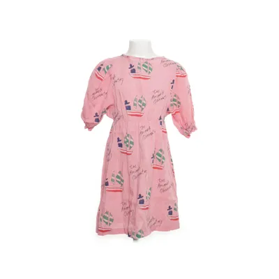 Dress (Pink, Multicolored) from The Animals Observatory Linen, Polyester, Viscose