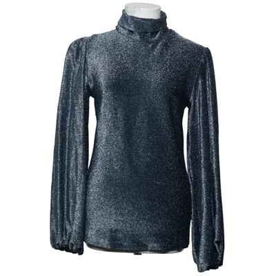Bluse (3411 Baxter) fra Ganni Elastan, Metallfiber, Polyamid