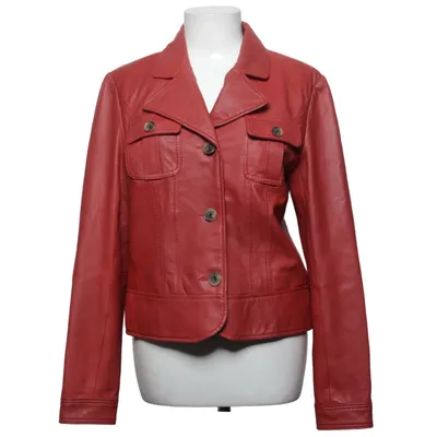 Leren jack (Rood) van Tommy Hilfiger Leer, Polyester