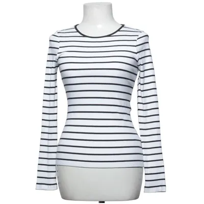 Langarmshirt (Weiß, Schwarz) von Everless Elasthan, Bio-Baumwolle