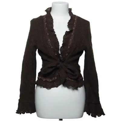 Cardigan (Marron) de Loona Acrylique, Mohair, Polyamide