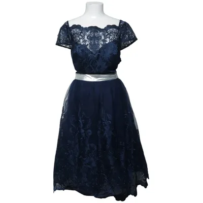 Cocktail dress (Blue) from Chi Chi London Curve Elastane, Polyamide, Polyester