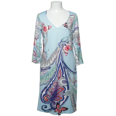 Dress (Blue, Multicolored) from K Design Elastane, Polyester