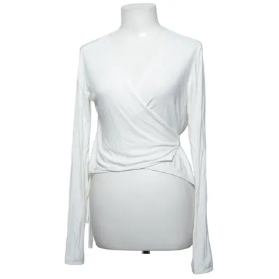 Wrap top (White) from Lager 157 Elastane, Viscose