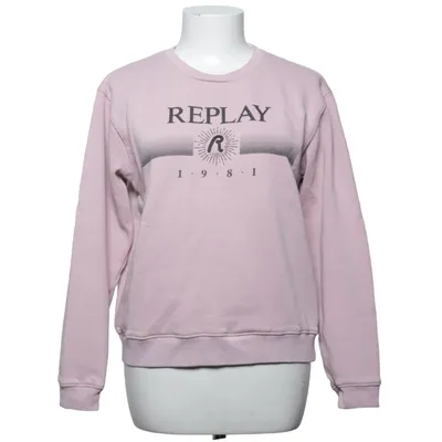 Sweatshirt (Pink) from Replay Cotton, Polyester