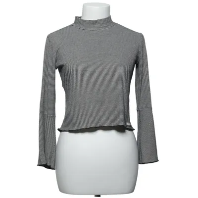 Crop Top (Schwarz, Weiß) von Double Agent