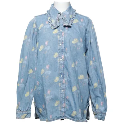 Jeansskjorta (Blå, Flerfärgad) från Ganni Ekologisk bomull