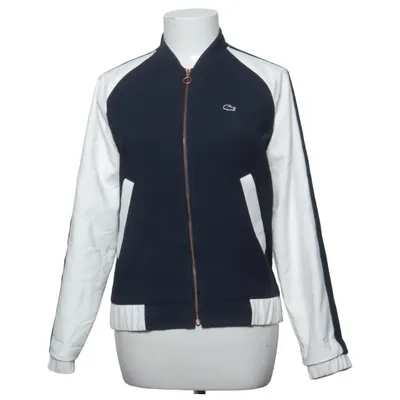 Bomberjacke (Blau, Weiß) von Lacoste Live Baumwolle, Elasthan, Polyamid