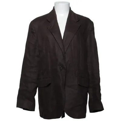 Blazer (Brun) fra & Other Stories Bomuld, Linned, Polyester, Viscose