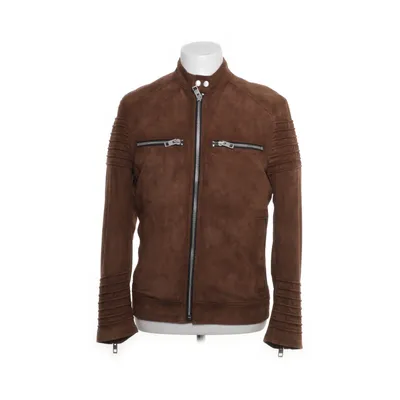 Läderjacka (Brun) från Boss Hugo Boss Bomull, Polyester, Skinn