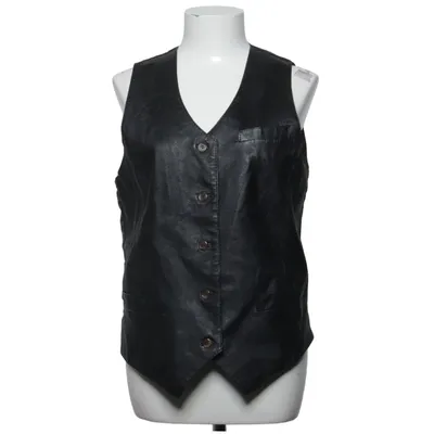 Leather vest (Black) from Sinclair by KappAhl Leather
