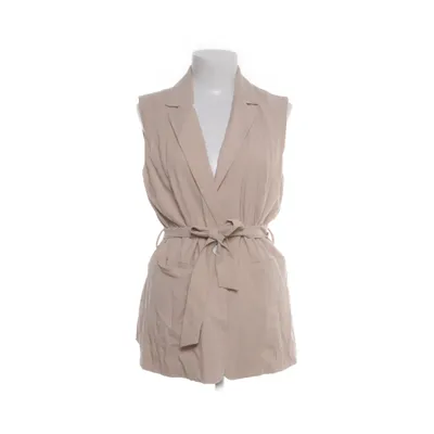 Gilet (Beige) van Essentials Viscose, Elastaan