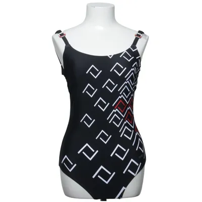 Badpak (Zwart, Wit, Rood) van Naturana Elastaan, Polyamide, Polyester