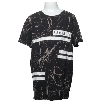 T-shirt (Noir, Blanc) de Dobsom Coton, Élasthane