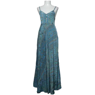 Maxi dress (Blue, Multicolored) from Follow Your Soul Silk, Viscose