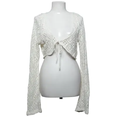 Wrap cardigan (White) from Nelly Acrylic, Polyester