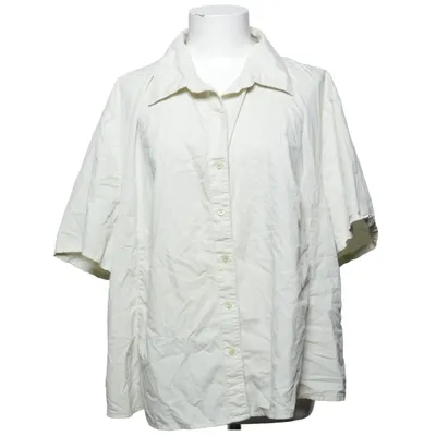 Kortærmet skjorte (Grøn, Hvid) fra Cato Bomuld, Elastan, Polyester