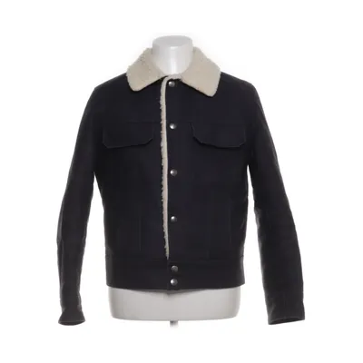 Jacka (Blå) från Sandro Paris Bomull, Ull, Polyester, Viskos