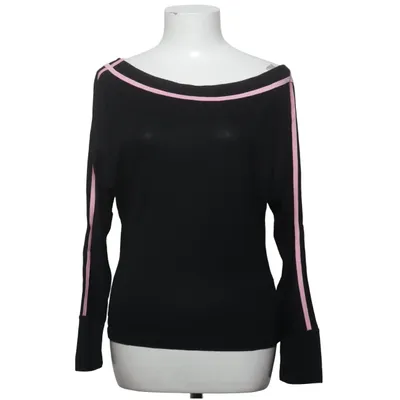 Lange mouwen shirt (Zwart, Roze) van Cue Viscose