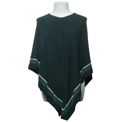 Poncho (Vert, Blanc) de Dea Polyamide, Viscose