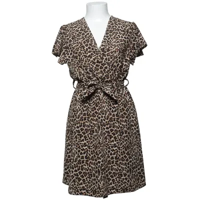 Jurk (Bruin, Zwart) van New Collection Polyester