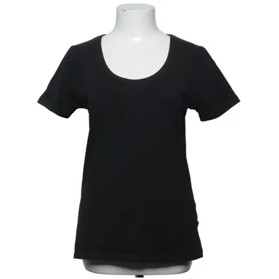 T-shirt (Zwart) van Newbody Katoen, Elastaan