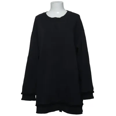 Sweatshirt (Zwart) van MM6 by Maison Margiela Katoen, Elastaan