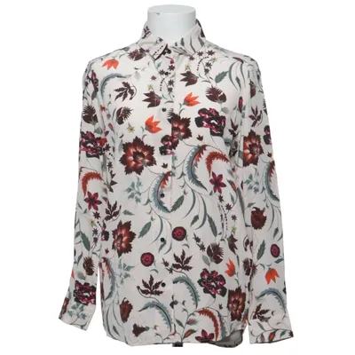 Bluse (Beige, Flerfarvet) fra Sandro Silke