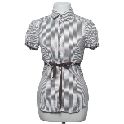 Korte mouwen shirt (Wit, Bruin) van Daniel Hechter Acetaat, Katoen, Elastaan, Polyamide