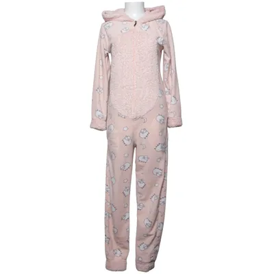 Mjukisdräkt (Rosa, Vit) från Pijamoni Polyester