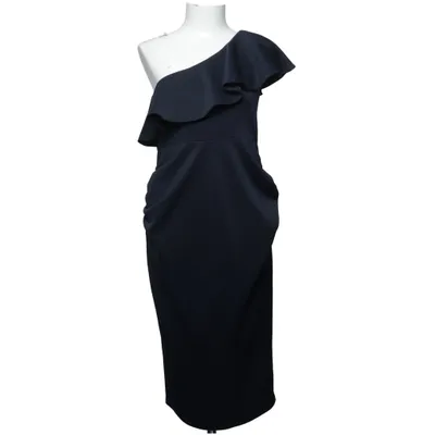 Robe (Bleu) de True Violet Élasthane, Polyester