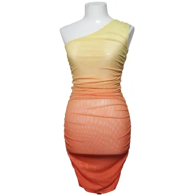 Dress (Yellow, Orange, Multicolored) from Josefine HJ x NA-KD Elastane, Polyester