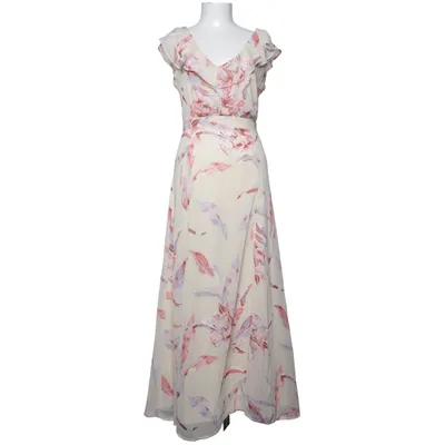 Maxi dress (Beige, Multicolored) from VILA Recycled polyester