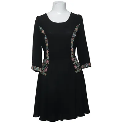 Dress (Black, Multicolored) from Kate Moss x Topshop Polyester