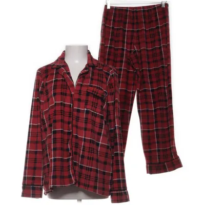 Pyjamas (Röd, Svart, Vit) från Donna Karan Elastan, Polyester