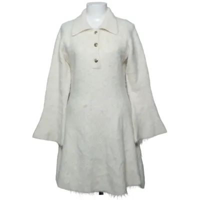 Dress (White) from Malina Alpaca wool, Elastane, Polyamide