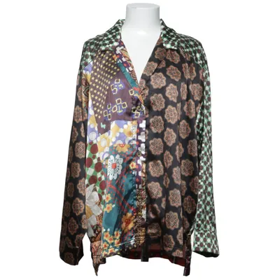 Bluse (Brun, Grøn, Flerfarvet) fra Urban Outfitters Polyester