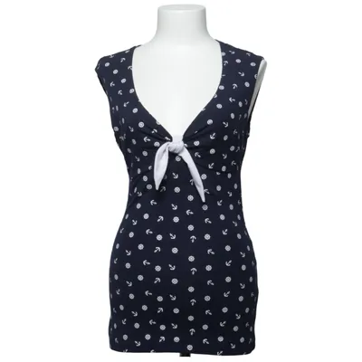 Top (Blue, White) from Sugar Shock Cotton, Elastane