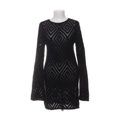 Klänning (Svart) från Mango Akryl, Bomull