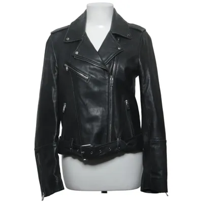 Bikerjacka (Svart) från Zara Skinn, Polyester