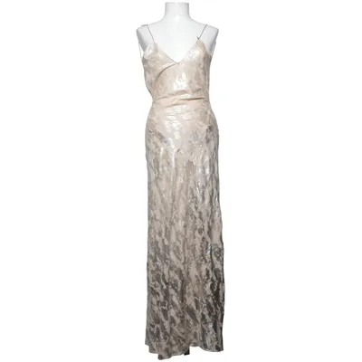 Maxi dress (Beige, Silver) from IndieXO