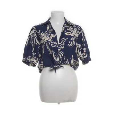 Crop top (Blue) from Zara Cotton