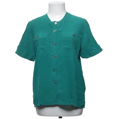 Kortærmet skjorte (Grøn) fra Stockmann Silk Silke
