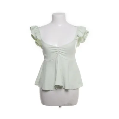 Crop top (Groen) van Gina Tricot Elastaan, Polyester